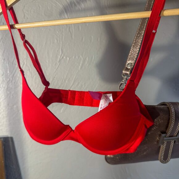 PINK Victoria's Secret Other - Victoria's Secret PINK Push-Up Bra in Red